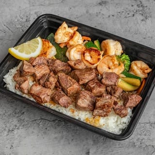 Filet Mignon & Shrimp Combination Plate
