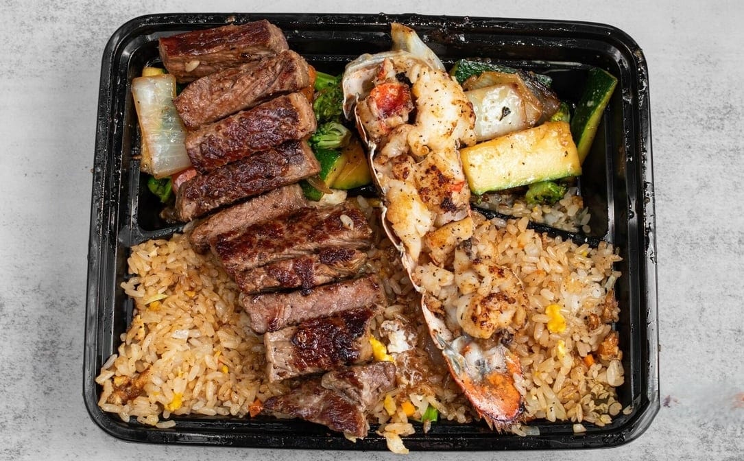 New York Steak & Lobster Combination Plate.