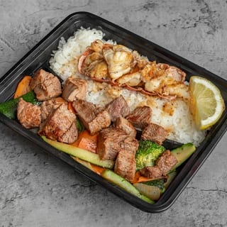 Filet Mignon & Lobster Combination Plate