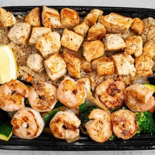 Chicken & Shrimp Combination Plate