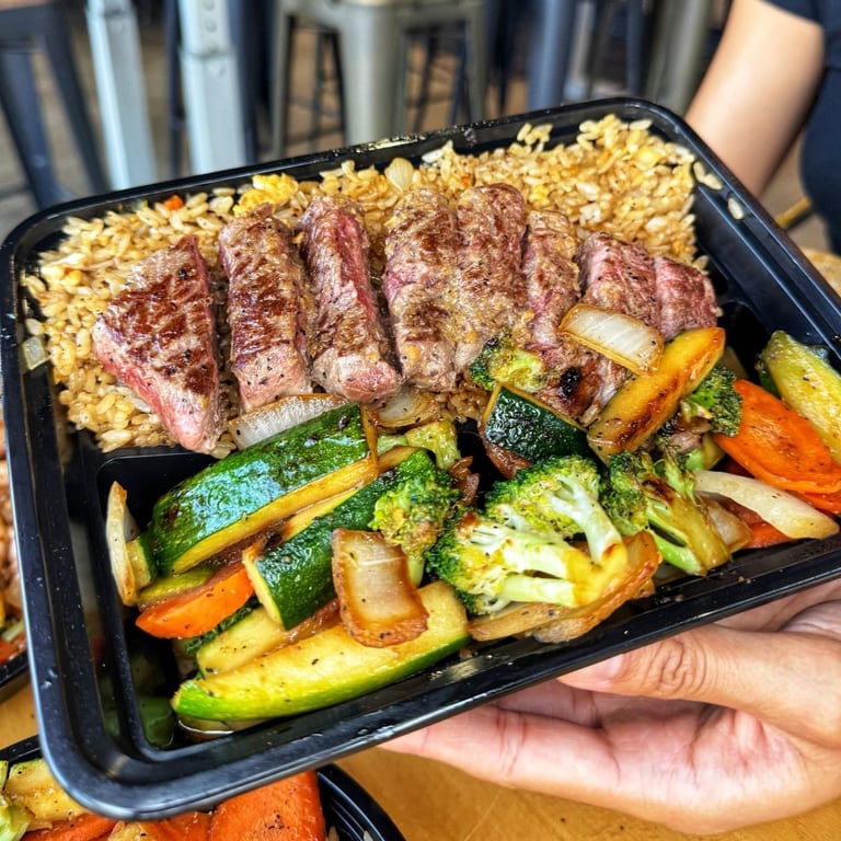 Fresh Hibachi Cooked Right Before Your Eyes