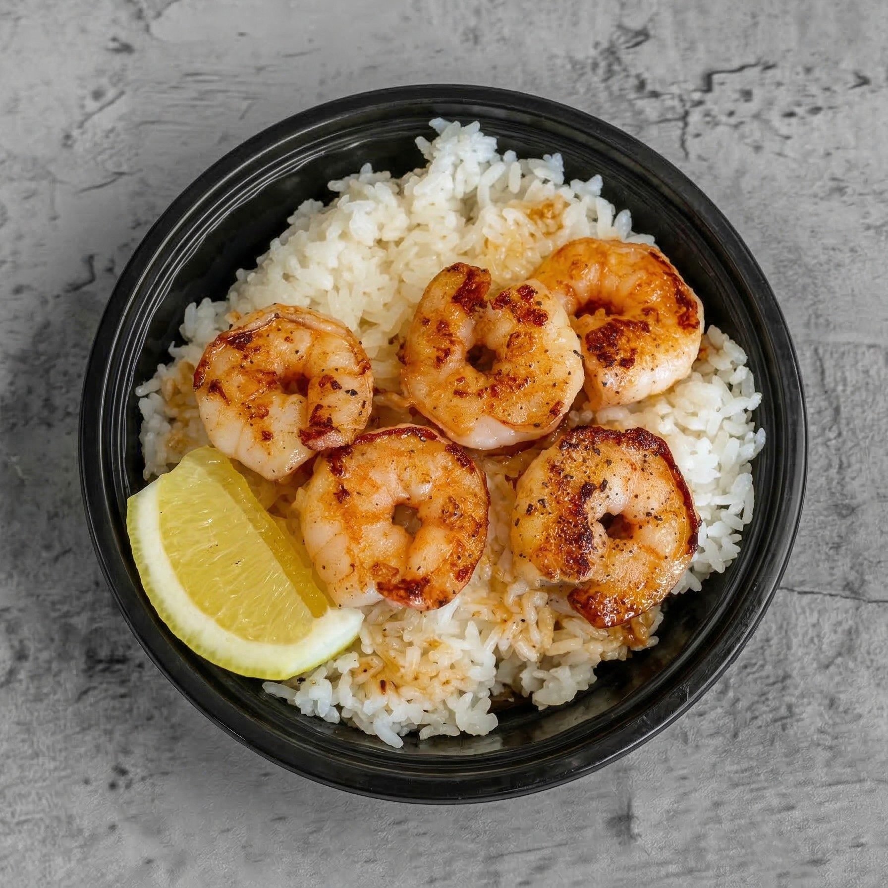 Kids Shrimp Bowl.