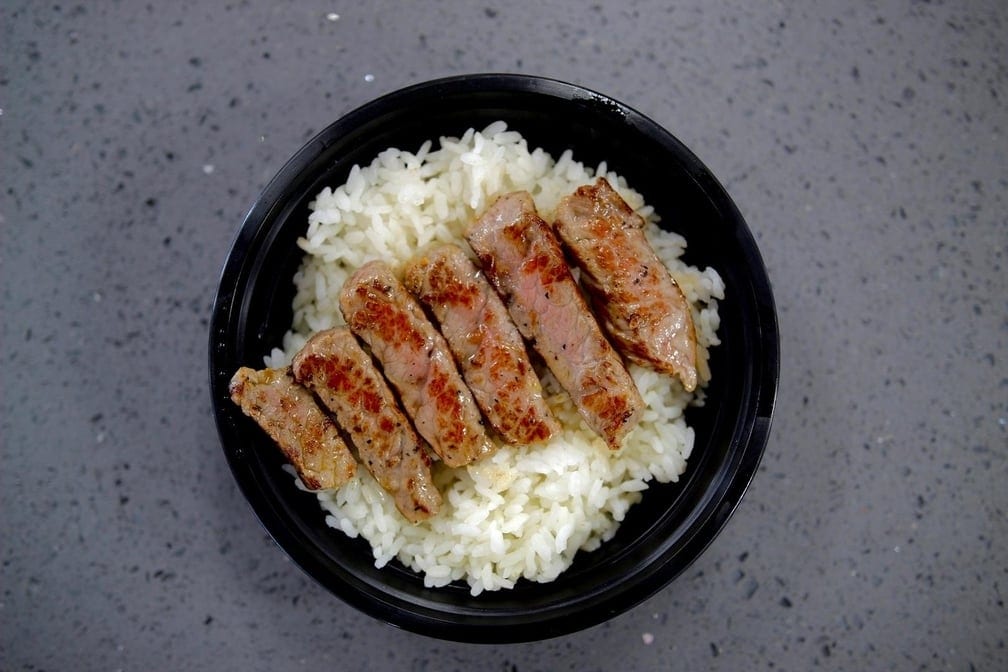 Kids New York Steak Bowl.