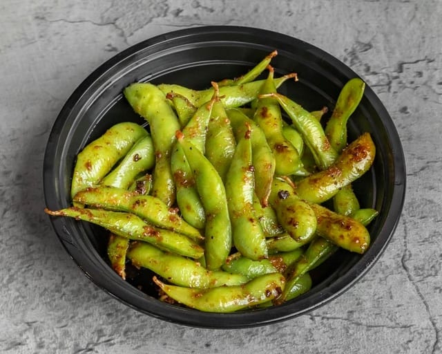Garlic Edamame.
