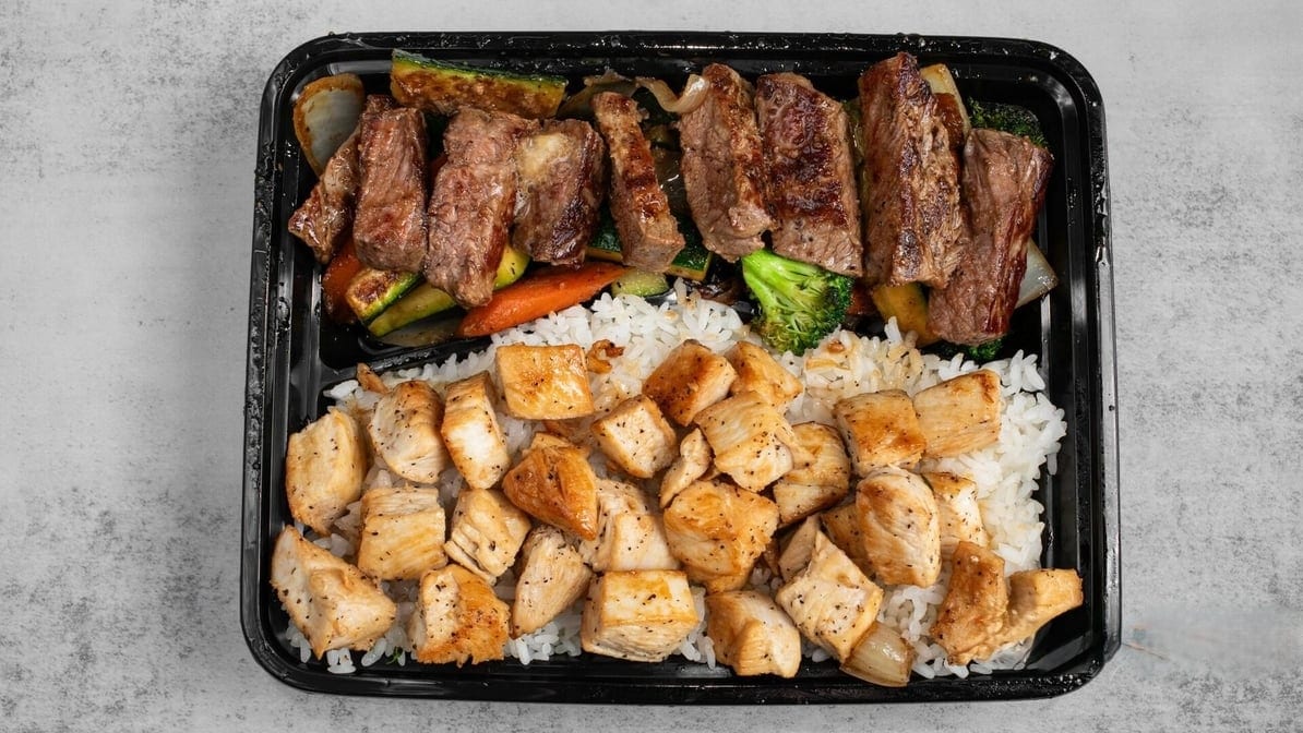 Filet Mignon & Chicken Combination Plate.